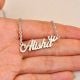 Handcrafted 925 Silver Personalized Name Necklace